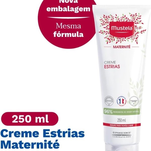 mustela maternite creme prevencao estrias 250ml